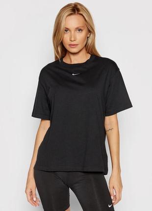 Футболка nike silver nsw centr logo womens essentials оригінал жіноча майка спортивна