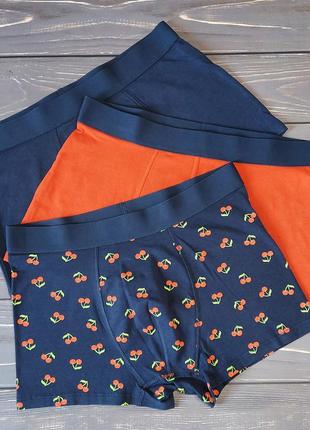 Боксеры мужские хлопковые 3 шт m (48) livergy германия