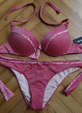 Calzedonia-новый раздельный купальник, верх-75b, низ-s