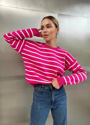Топовий светр в смужку туреччина s,m,l,xl