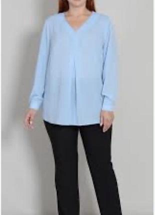 Блуза комбинированная 56-60 р.