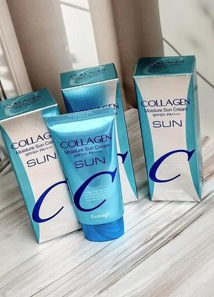 Увлажняющий солнцезащитный крем с коллагеном enough collagen moisture sun cream spf50 + pa +++