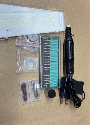 Електрична ручка для дизайну нігтів interestmaker зі змінною швидкістю обертання3 фото