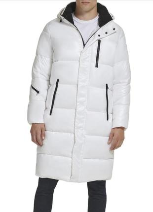 -50%$ xxl 3xl 52 54 guess парка белая біла куртка пуховик мужская