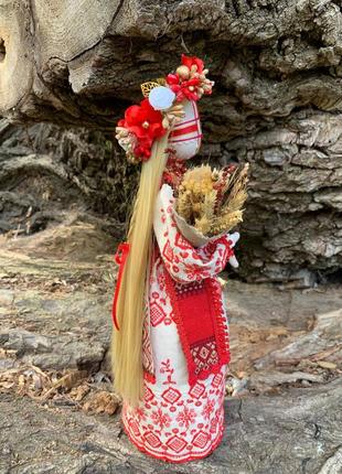 Невероятная золотоволосая кукла-мотанка