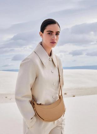 Сумка polene bag - n°10 - monochrome beige