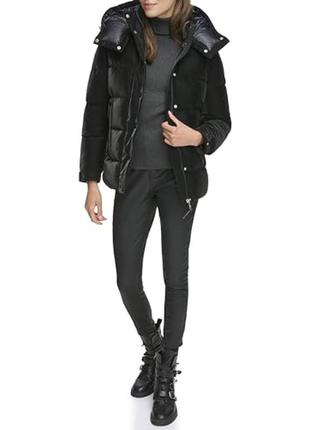 Dkny оригінал чорна водостійка зимова куртка