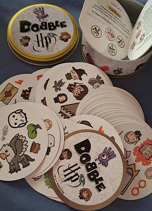 Карткова гра дубль гаррі поттер настільна гра spot it! dobble game harry potter