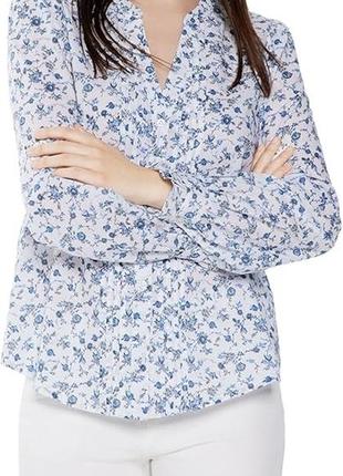 Стильна батистова блуза у квітковий принт laura ashley. англія
