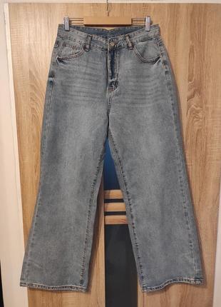 Трендовые джинсы палаццо7 фото