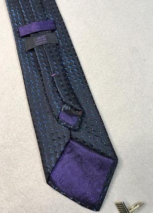 Шелковый галстук, замеры 151 х 9,24 фото