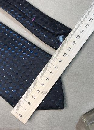 Шелковый галстук, замеры 151 х 9,27 фото