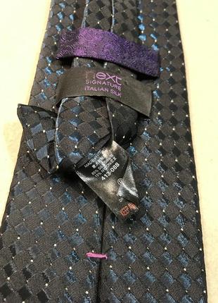 Шелковый галстук, замеры 151 х 9,25 фото