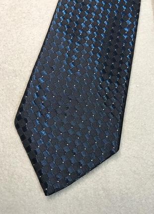 Шелковый галстук, замеры 151 х 9,22 фото