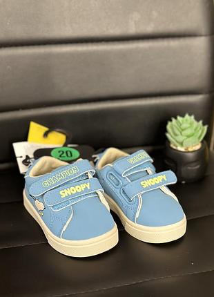Нові блакитні кеди/кросівки для хлопчика