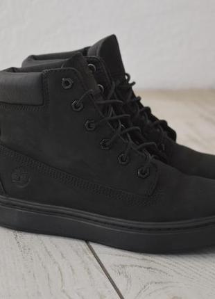 Timberland жіночі високі кросівки чорного кольору оригінал шкіра 37 розмір