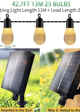 Сонячні гірлянди для вулиці fansir