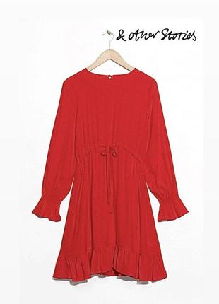 Яскрава сукня в горошок &amp;other stories