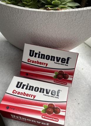 Журавлина в капсулах - urinonvef - cranberry