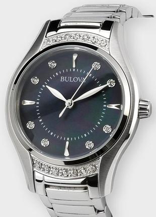 Bulova 21 Diamonds часы с блоколиантами с бриллиантами diamond