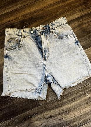 Джинсовые шорты бермуды от zara