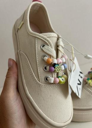 Zara кеды макасины кроссовки 31 19,5 20 см мокасины кроссовки