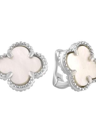 Срібні сережки silverthin з натуральним перламутром (2101109)