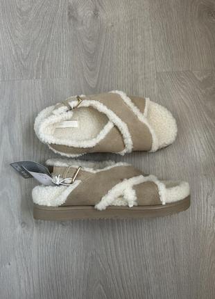 Крутые сандалии на меху h&amp;m