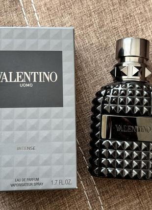 Valentino uomo intense edp, 45мл, дорогой статусный мужской аромат