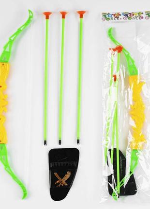 Лук и стрелы 265б-23 3стрелы, пакет 15*62см