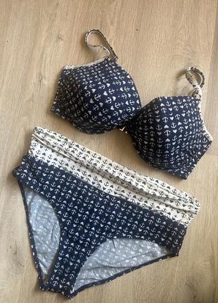 ⚓️роздільний  купальник next 44/xxl чашка eur 85g