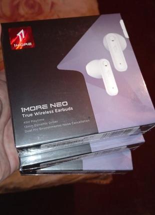 Новые наушники 1more neo white 2 штуки
