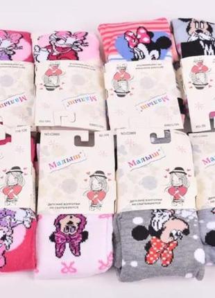 Колготы из мики для девчонки 2-10 лет