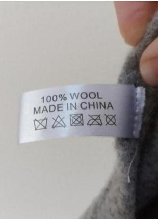 Берет из шерсти,шапка2 фото