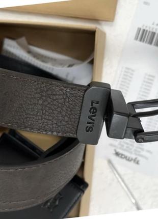 Набор кошелек и ремень от levi’s4 фото