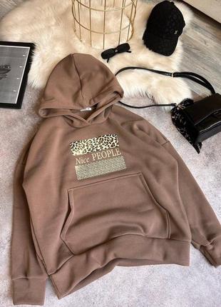 Теплый худи