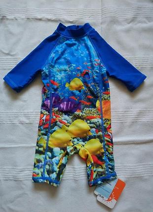 Купальный костюм купальник с защитой от солнца