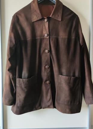 Пиджак из натуральной замши