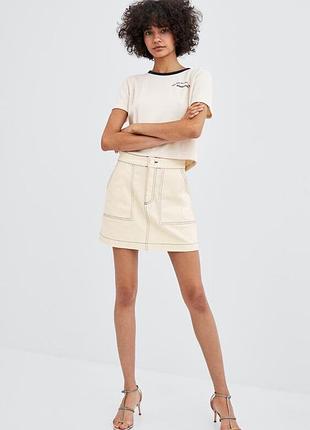 Zara футболка тепла вязана s