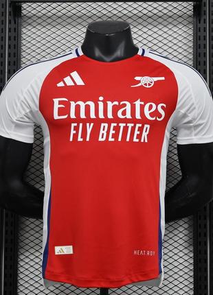 Футболка арсенал домашняя 24/25 адидас игровая футбольная форма arsenal adidas хаверц тросард