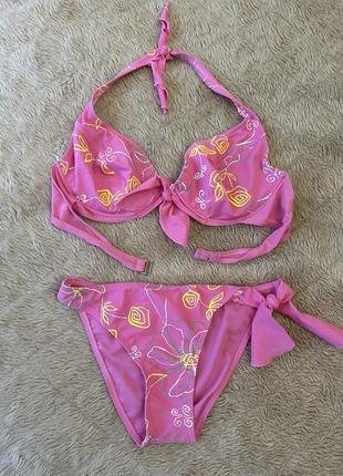 Яскравий купальник,pink