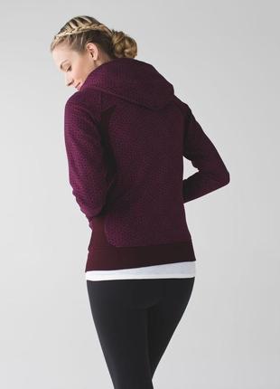 Женская спортивная кофта олимпийка с капюшоном lululemon