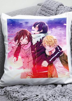 Декоративна подушка безхатній бог норагамі noragami anime