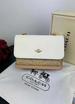 Шкіряна сумочка coach 3