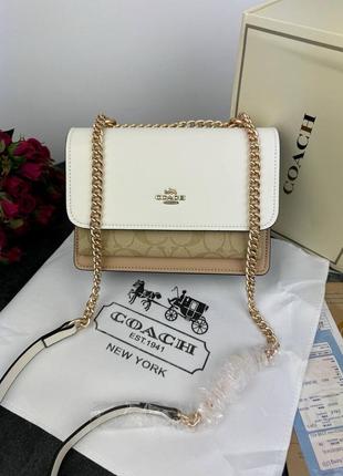 Шкіряна сумочка coach 4