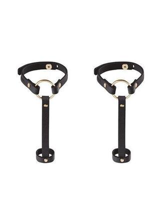 Браслет bijoux indiscrets maze - hand bracelet harness black2 фото