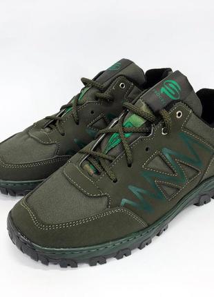 Ботинки мужские 42 размер, кроссовки для прогулок зимой, высокие кроссовки термо. цвет: зеленый