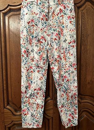 Штани 👖 в квітковий принт