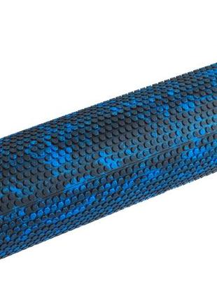 Масажний ролик для спини та тіла mfr roll 45х15 см black/blue