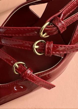 Туфли бордо miu miu2 фото